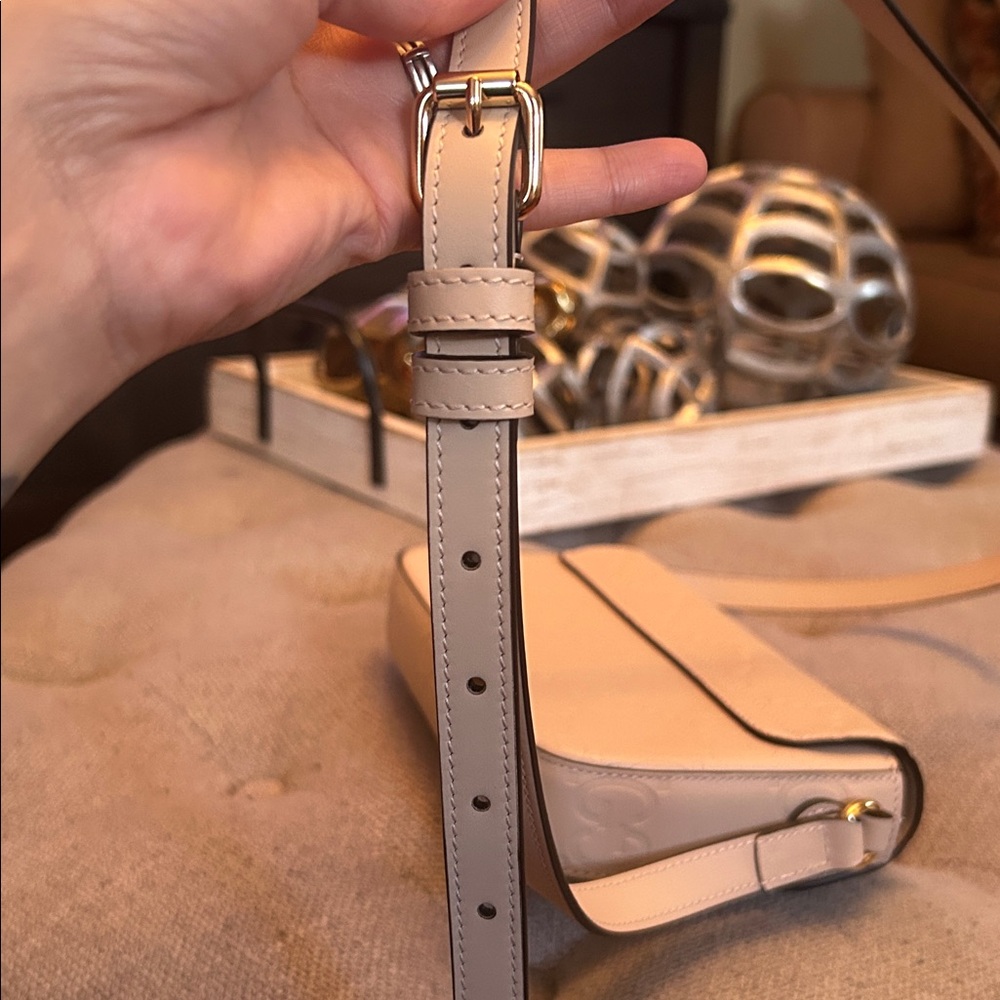 GUCCI Gilbert Calfskin GG Super Mini Shoulder Bag - Picture 7 of 14